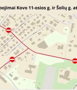 INFORMUOJAME, kad šių metų lapkričio 6-7 dienomis dėl asfaltavimo darbų bus draudžiamas eismas Šilalės miesto Kovo 11-osios gatvės atkarpoje nuo D. Poškos iki Žemaitės gatvių ir dalyje Šolių gatvės.  Atsiprašome už nepatogumus